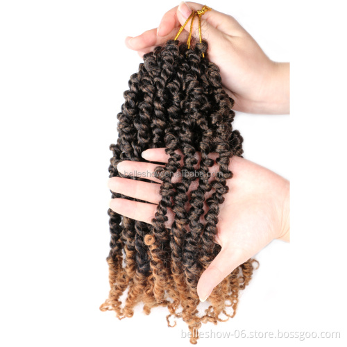 10inch 12 strands Bomb Twist freetress bohemian braid hair shiort pre passion twist